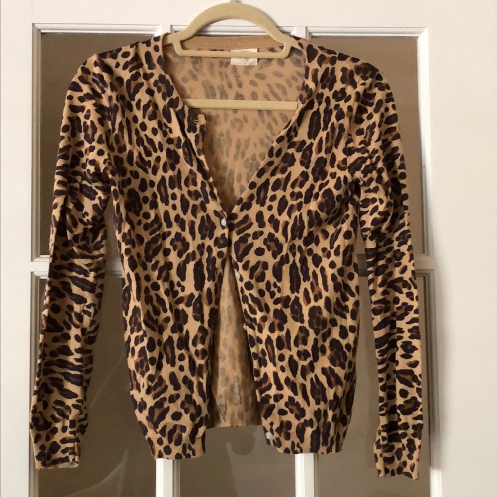 Crew cuts Leopard Cardigan Size 14 (Girls)